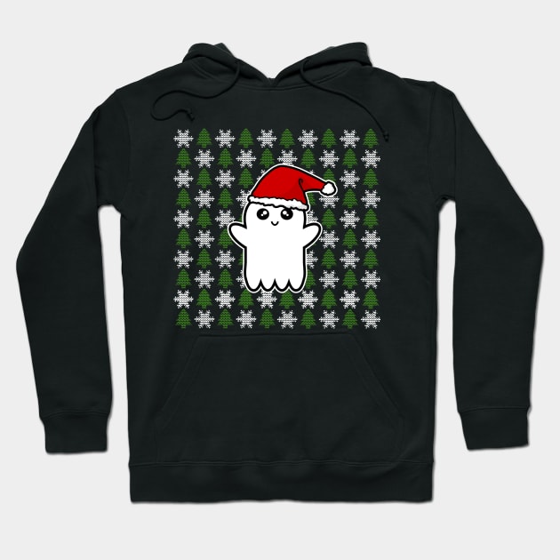 Festive Ghost Hoodie by LunaMay